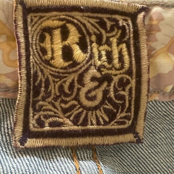 Vintage Rich & Skinny Old Stone Straight Leg Low Rise WMS Jeans SZ 28 X 33” - Picture 8 of 11